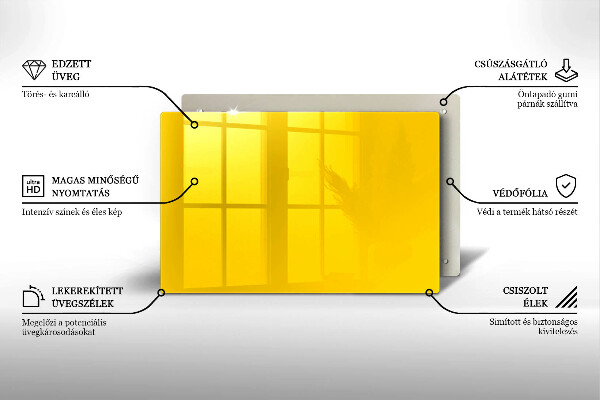 Kitchen worktop saver Yellow