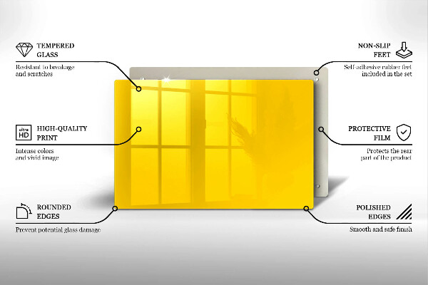 Kitchen worktop saver Yellow