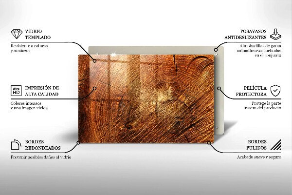 Worktop saver Wood grain