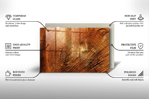 Worktop saver Wood grain