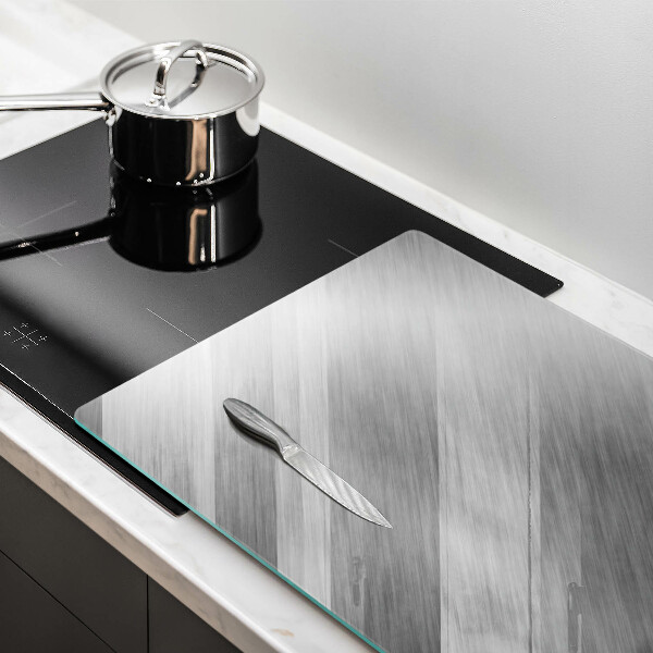 Induction hob protector Metal texture background