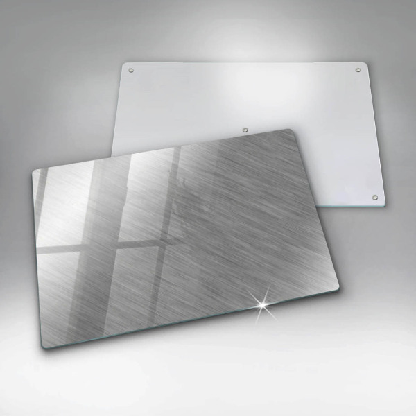 Induction hob protector Metal texture background