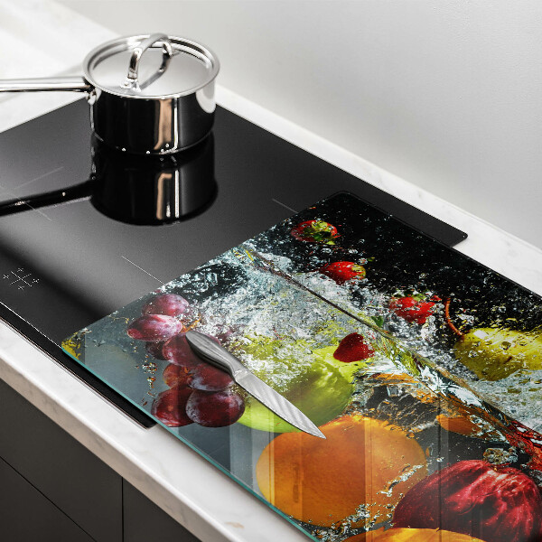 Induction hob protector Juicy fruit in water