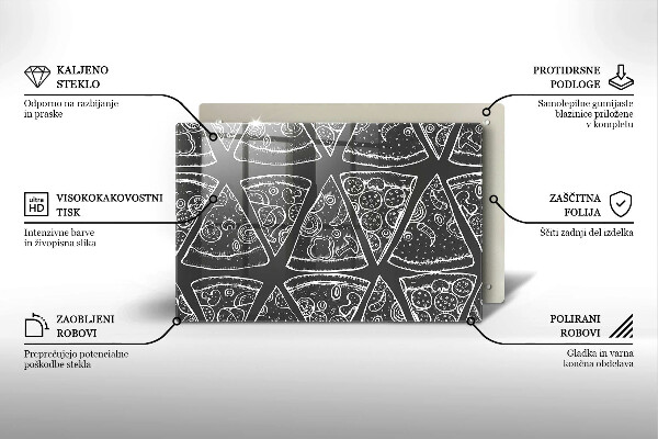 Worktop protector Pizza illustration