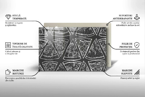 Worktop protector Pizza illustration