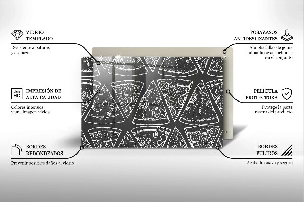 Worktop protector Pizza illustration