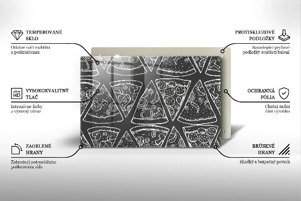 Worktop protector Pizza illustration