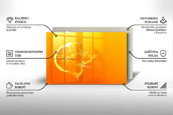 Worktop saver Juicy fruit of orange