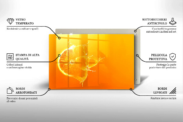 Worktop saver Juicy fruit of orange