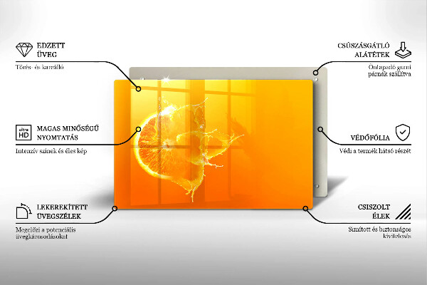 Worktop saver Juicy fruit of orange