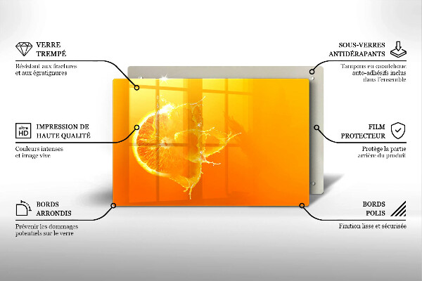 Worktop saver Juicy fruit of orange