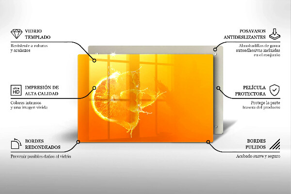 Worktop saver Juicy fruit of orange