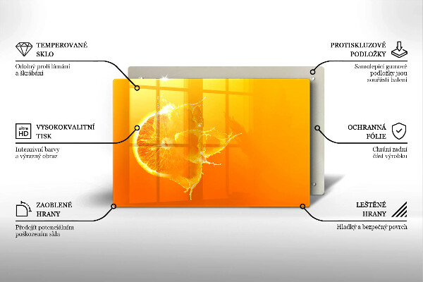 Worktop saver Juicy fruit of orange