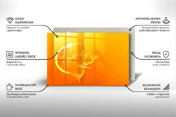 Worktop saver Juicy fruit of orange
