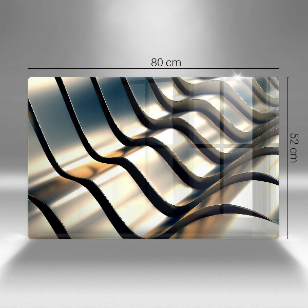 Induction hob protector 3D metal shapes