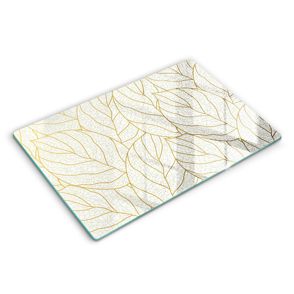 Worktop saver Line-art leaves pattern