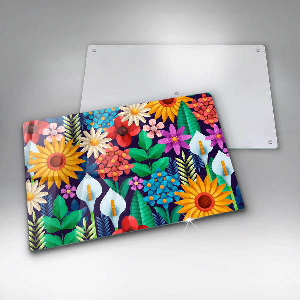 Worktop saver Illustration meadow flowers