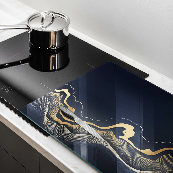 Worktop saver Abstraction golden lines