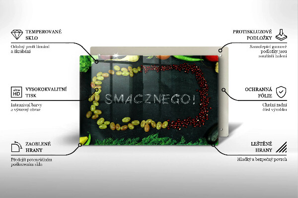 Worktop protector The inscription Tasty!