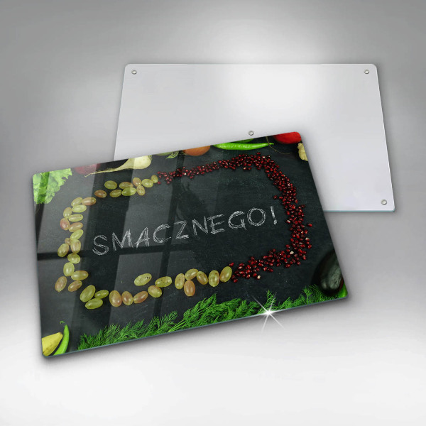 Worktop protector The inscription Tasty!