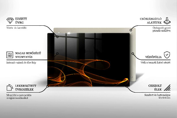 Worktop saver Abstract lines