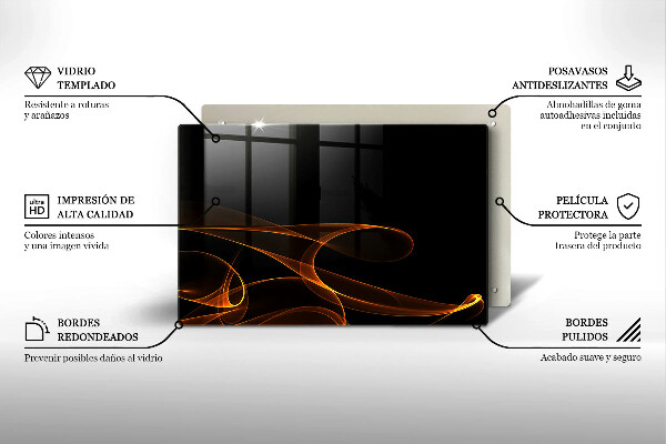 Worktop saver Abstract lines