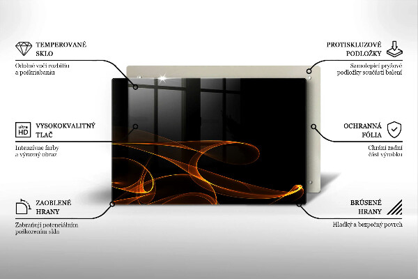 Worktop saver Abstract lines