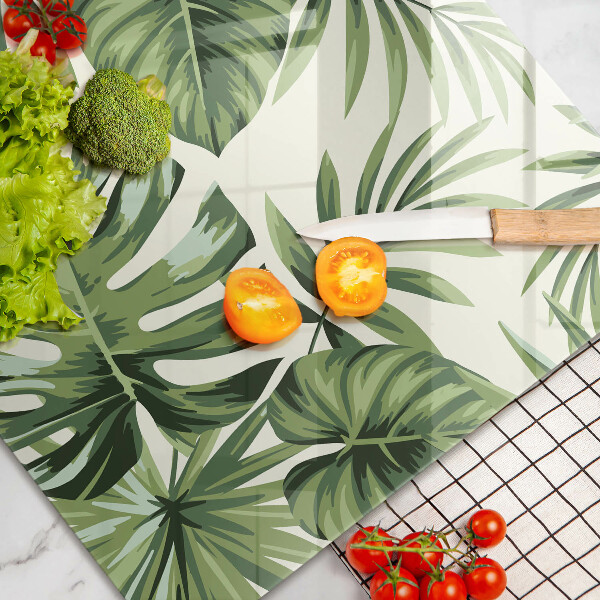 Worktop saver Illustration of the Monstera leaves
