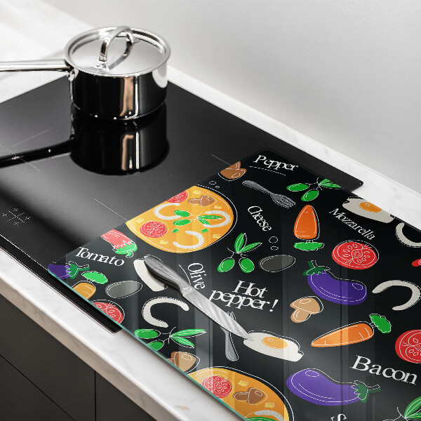 Worktop saver Food illustration