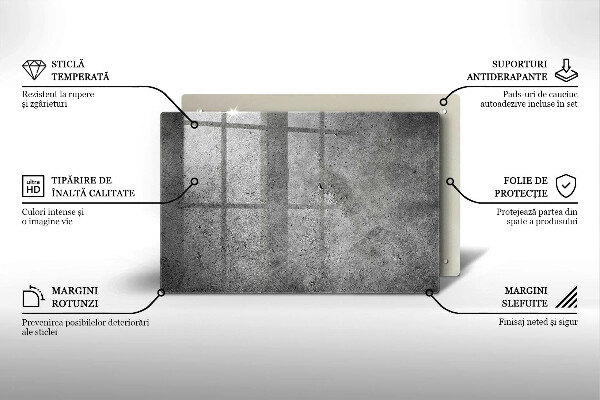 Worktop saver Concrete stone texture