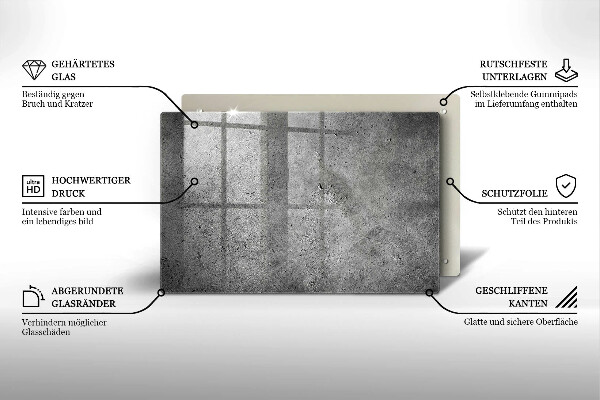 Worktop saver Concrete stone texture