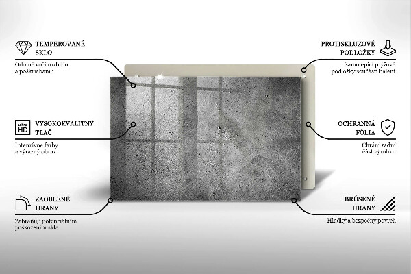 Worktop saver Concrete stone texture