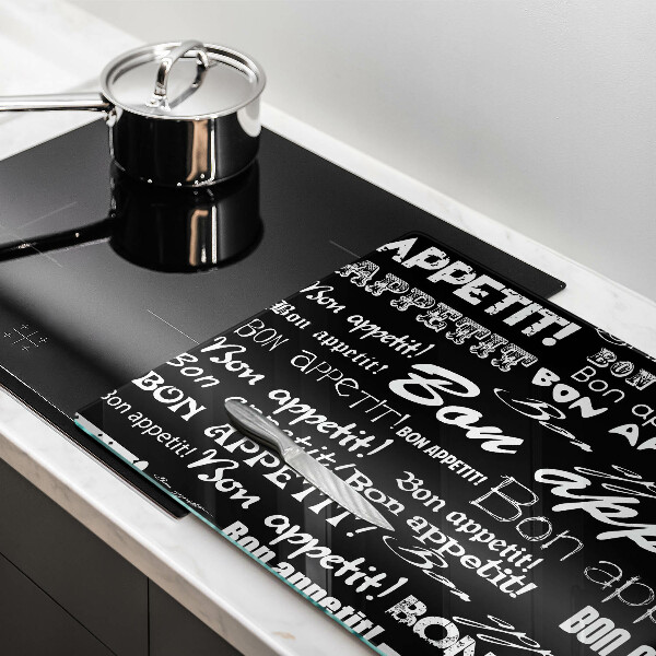 Worktop saver Kitchen text Bon Appetit