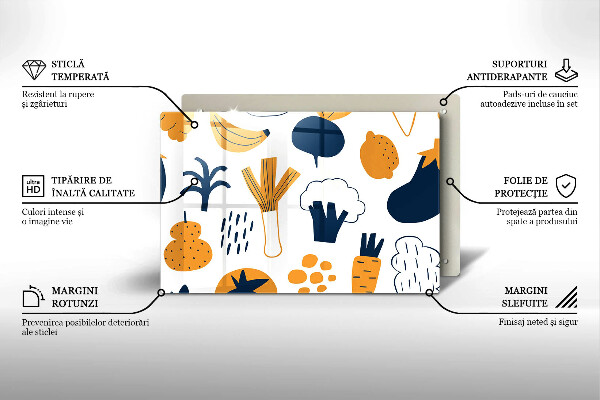 Worktop saver Food illustration