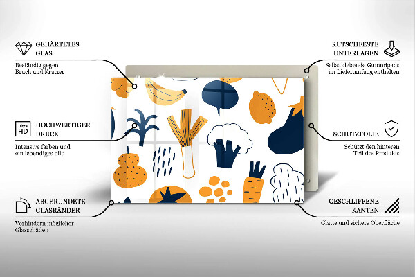 Worktop saver Food illustration