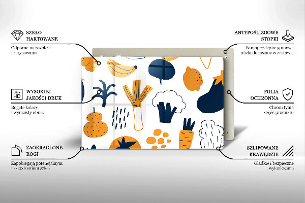 Worktop saver Food illustration
