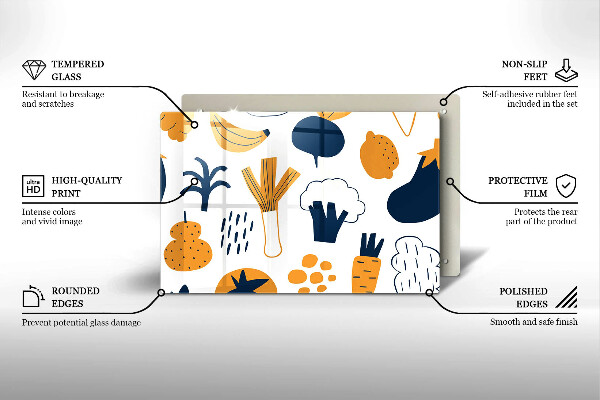 Worktop saver Food illustration