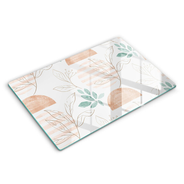 Worktop saver Boho pattern leaves