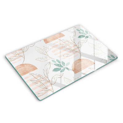 Worktop saver Boho pattern leaves
