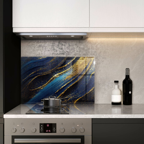 Work surface savers Navy blue abstraction