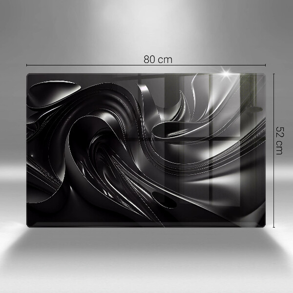 Work surface savers Black mass abstraction