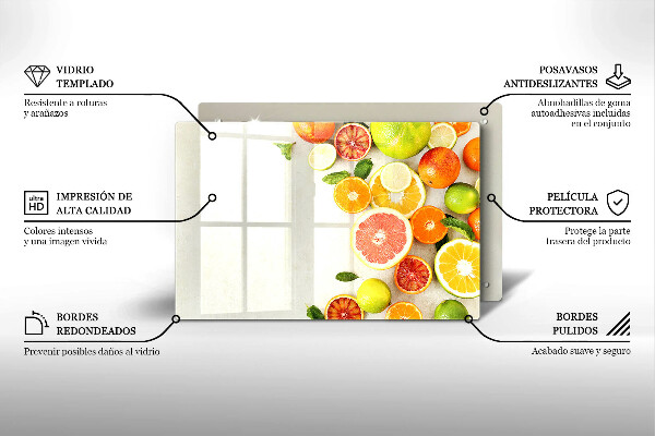 Work surface savers Fruits citruses