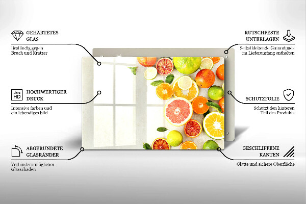 Work surface savers Fruits citruses
