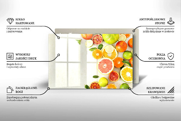 Work surface savers Fruits citruses