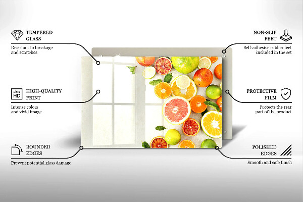 Work surface savers Fruits citruses