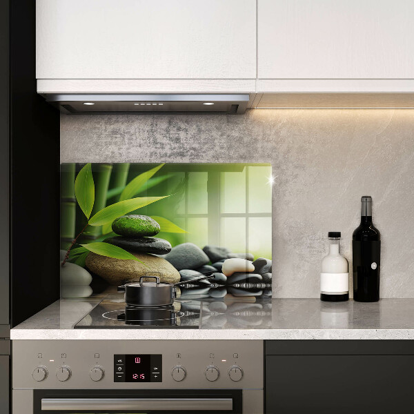 Work surface savers Zen bamboo stones