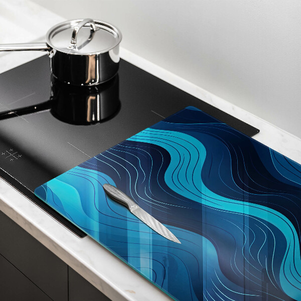 Work surface savers Abstract waves