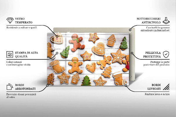 Work surface savers Christmas gingerbread