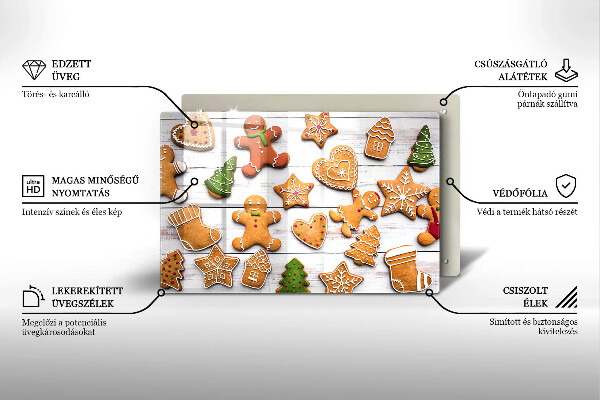 Work surface savers Christmas gingerbread