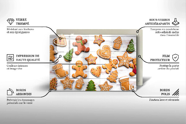 Work surface savers Christmas gingerbread